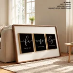 Set of 3 Family Quote