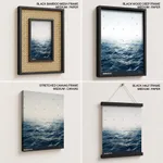 Blue circle ocean waves