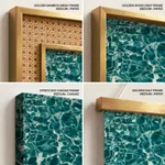 Blue water swimming pool