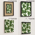 Colorful background monstera leaf
