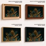 Dark green leaves