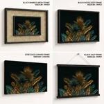 Dark green leaves