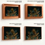 Dark green leaves