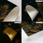 Dark green leaves