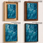 Light blue sea water