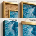 Light blue sea water
