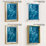 Light blue sea water