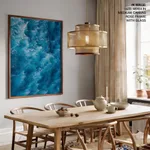 Light blue sea water
