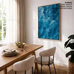 Light blue sea water