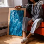 Light blue sea water