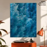 Light blue sea water
