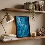 Light blue sea water
