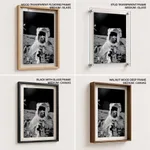 Astronaut Alan Bean holds Special Environmental Sample Container