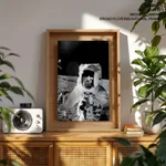 Astronaut Alan Bean holds Special Environmental Sample Container