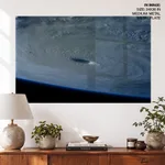 Giant hurricane space