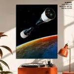 Position of gemini 6 & 7 spacecrafts
