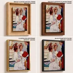 First trip to the beauty by Norman Rockwell (1972)