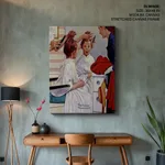First trip to the beauty by Norman Rockwell (1972)