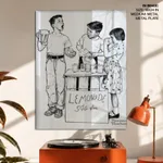 Lemonade stand by Norman Rockwell