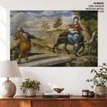 The flight into egypt by El Greco (1570)