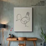 The rooster by Pablo Picasso (1918)