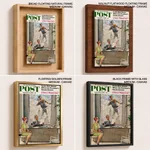 The window washer by Norman Rockwell (1960)