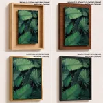 Watercolour green leaf botanical