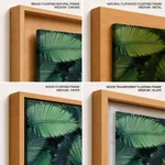Watercolour green leaf botanical
