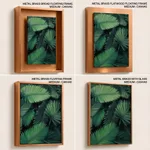 Watercolour green leaf botanical