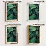 Watercolour green leaf botanical