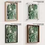 Watercolour green cactus