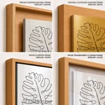 Black line drawing flower leaf