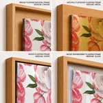 Watercolour light pink flowers
