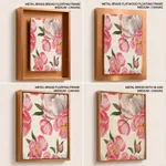 Watercolour light pink flowers
