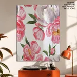 Watercolour light pink flowers