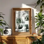 Green plant in vase