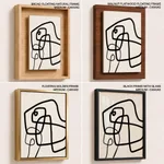 Abstract line drawing figure