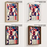 Geometric diamond shape modern abstract #1