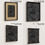 Dark scribble abstract