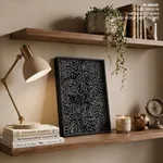 Dark scribble abstract