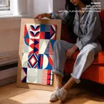 Geometric diamond shape modern abstract #2