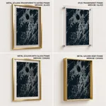 Dark blue botanical