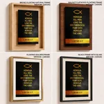 Honour all men love the brotherhood - 1 Peter 2:17, Bible verse, Framed wall art