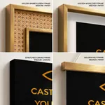 Casting all your care upon him - 1 Peter 5:7, Bible verse, Framed wall art