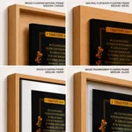 But godliness with contentment is great gain - 1 Timothy 6:6-8, Bible verse, Framed wall art