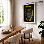But godliness with contentment is great gain - 1 Timothy 6:6-8, Bible verse, Framed wall art