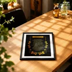 But godliness with contentment is great gain - 1 Timothy 6:6-8, Bible verse, Framed wall art