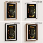 Be strong and of a good courage - Deuteronomy 31:6, Bible verse, Framed wall art