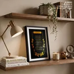 Be strong and of a good courage - Deuteronomy 31:6, Bible verse, Framed wall art