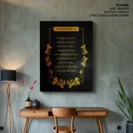 Be strong and of a good courage - Deuteronomy 31:6, Bible verse, Framed wall art
